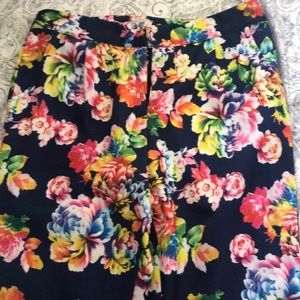 Flower pants colorful and beautiful